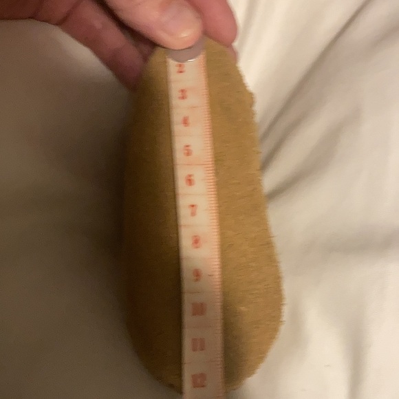 Baby Minnetonka Moccasin brown suede yellow black red braided booties with tie - Picture 12 of 15